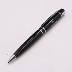 箱付 OMEGA オメガ ボールペン ブラック シルバー ロゴ - メルカリ