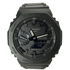 【CASIO】 カシオ G-SHOCK ジーショック GA-2100-1A1JF 48mm 樹脂ケース 樹脂バンド ライト有り 黒文字盤 ブラック文字盤 ブラック系 メンズ 腕時計 時計 【中古】USED-AB 【9356】