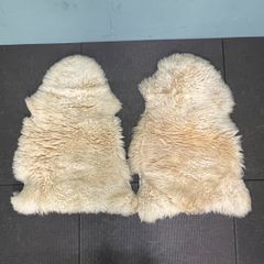 2枚セット ジブンまくらムートン裏付フリース グレー - メルカリ