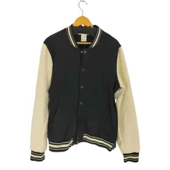 ユーズドフルギ USED古着 {{MADE BLANKS}} レターマン ジャケット スウェット  メンズ import：L 