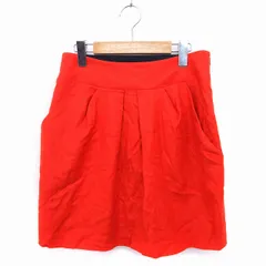 ガリャルダガランテ GALLARDAGALANTE タック コクーン スカート ミニ オレンジ /FT13