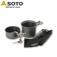 SOTOアミカス&カップラーメンダブルクッカーOD缶付き新品未使用セット
