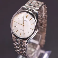 【訳アリ稼働美品】SEIKO DOLCE　シェル文字盤　アンティーク腕時計　電池交換済のサムネイル