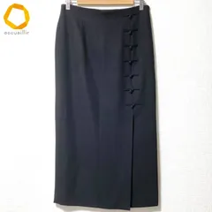 #anc アルバ ロッサ インポートロッサ ALBA ROSSA スカート 44 黒 ロング タイト レディース [1000177]