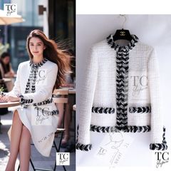 シャネル セーター CHANEL ブラック No.5 ロゴ カシミア 肉厚 ニット