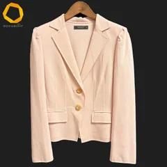 #anc フォクシー FOXEY ジャケット 40 薄ピンク シングル 美品 レディース [829226]のサムネイル