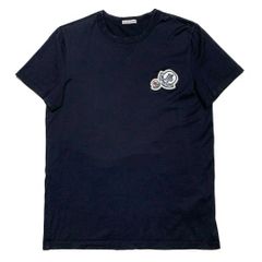 極美品】MONCLER Tシャツ 半袖 ダブルロゴワッペン MAGLIA - メルカリ