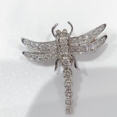 ❌晩夏盛り(❁ᴗ͈ˬᴗ͈)新品 トンボブローチ約7センチ弱 - メルカリ