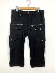 NICOLE CLUB FOR MEN ニコルクラブフォーメン ガムストレッチ クロップドカーゴ パンツ size46/黒 ■◆ メンズのサムネイル