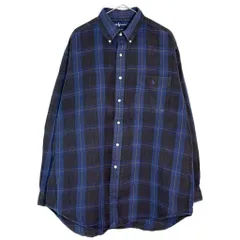 RALPH LAUREN ラルフローレン The Big Shirt ボタンダウンシャツ チェック マルチカラー(メンズ M)中古 古着 X8057