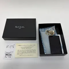 3995 美品 ポール・スミス キーホルダー ブラック レザーのサムネイル