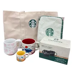 186001 現状品 STARBUCKS スターバックス マグカップ マルチケース トートバッグ 6点まとめ売り