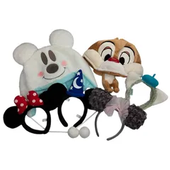 186000 現状品 Disney ディズニー カチューシャ ファンキャップ 6点まとめ売り