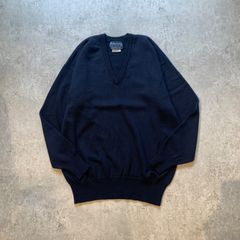 希少 HERMES アシンメトリーVネック メリノウール ニット セーター M 