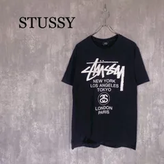 『STUSSY』ステューシー (M) ワールドツアーTシャツ