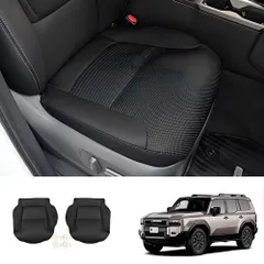 トヨタ ランドクルーザー LAND CRUISER 250系 LC250 前席シート保護マット 前排座席保護パッド レザー調 2枚セット ブラック ブラウン ベージュ 汚れ防止 傷防止 耐摩耗 シワ対策 お手入れ簡単 車種専用 内装保護 座席カバー 装飾 保護