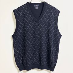 Brooks Brothers ネイビー チェック ベスト M - メルカリ