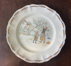 カール ラーション ／Carl Larsson／ 大きな白樺の木の下でランチ
