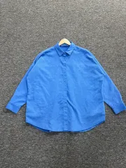 ZARA ザラ コーデュロイ オーバーサイズ フィット シャツ L