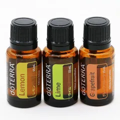 ドテラ グレープフルーツ1本15ml レモン15ml 3本 新品未使用未開封 doTERRA（ドテラ） グレープフルーツ 15ml : MONO MARKET - 通販