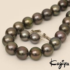 ✨K14WG/超大珠 13.4mm/箱付✨ TASAKI 黒蝶真珠 ネックレス - メルカリ