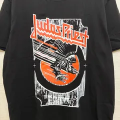新品 ジューダスプリースト Judas Priest バンドTシャツ ミュージックTシャツ アーティストTシャツ ブラック XLサイズ バンティー バンT ロック ゴシック メタル メンズ 半袖 夏物 夏服 プリント グラフィック アメカジ アルバム USAのサムネイル