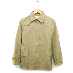 レイビームス Ray Beams ステンカラー コート アウター ミディ丈 スプリング コットン混 ライトブラウン /NT2