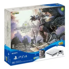 【中古】PS4ハード プレイステーション4本体 MONSTER HUNTER： WORLD Starter Pack ホワイト(HDD 500GB)