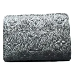 LOUIS VUITTON 現行品 極美品 ルイヴィトン ポルトフォイユ クレア モノグラムアンプラント ノワール 二つ折り財布 M80151 グレインカーフ レザー RFID確認済 ブラック ミニ財布 LV Aランク 中古 鑑定済【定価124,300円】