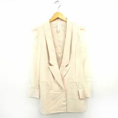 LADYMADE テーラードジャケット 無地 シンプル 透け感 F アイボリー /MT53