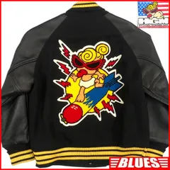 HYSTERIC GLAMOUR MINI ヒステリックグラマーミニ スタジャン キッズ 110 レザー ブルゾン ジャンパー 本革 黒 ブラック レザースタジャン_サイズXXS一覧←SEULB屋着古← HS558のサムネイル