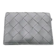 BOTTEGA VENETA 極美品 ボッテガヴェネタ イントレチャート 名刺入れ 667141 レザー ブラック カードケース パースケース Aランク 中古 鑑定済 ボッテガ財布