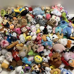 ◆ 대량점 정리 상품 미니 봉제인형 마스코트 열쇠 고리 등 중얼거린 눈동자 Disney 동물 톰과 제리 등 현재 상품