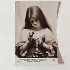 フランスアンティークポストカード　エレンちゃん　レアカード エレンちゃん【値下げ】フランス ヴィンテージ ポストカード 少女