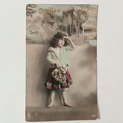 エレンちゃん【値下げ】フランス ヴィンテージ ポストカード 少女
