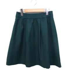 プロポーション ボディドレッシング PROPORTION BODY DRESSING フレア スカート ひざ丈 ラメ混 シンプル 3 グリーン 緑 /FT6