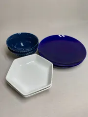 【新品未使用】金麦 あいあい皿 2017 たち吉謹製 和食器 茶碗 3種6枚セットのサムネイル
