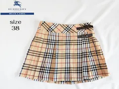 ★BURBERRY BLUE LABEL バーバリーブルーレーベル 巻きスカート ノバチェック size38