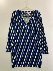 【中古】【レディース】  DIANEVONFURSTENBERG ダイアンフォンファステンバーグ 幾何学柄シルク混 ワンピース  【170-241122-yn-07-MIN】