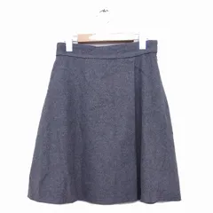 N.Natural Beauty Basic N.ナチュラルビューティーベーシック スカート フレア ミニ 無地 シンプル  M グレー 灰 /KT24