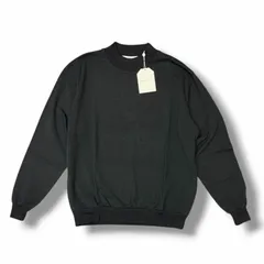 参考上代26400円 未使用 UNIVERSAL PRODUCTS 24AW WOOL MOCK NECK SWEAT SHIRT ウールモックネックスウェット 長袖 カットソー ユニバーサルプロダクツ 243-60108 ブラック 1 （12176M）のサムネイル