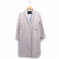 スローブ イエナ SLOBE IENA  チェスター コート アウター ロング ウール スリット 無地 38 アイボリー /NT27