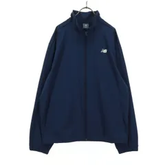 美品 NEW BALANCE ニューバランス 長袖 ジップジャケット M ブルー メンズ 古着のサムネイル