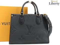 【新古品】ルイヴィトン LOUIS VUITTON モノグラム アンプラント オンザゴー PM 2WAY ハンドバッグ トートバッグ ショルダーバッグ ノワール ブラック レザー M45653のサムネイル