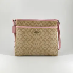 COACH（コーチ） シグネチャー柄 F34938 ショルダーバッグ ピンク