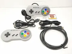 ニンテンドークラシックミニ スーパーファミコン コントローラー2個 USB HDMIセット 動作品 任天堂 SFC 0406B