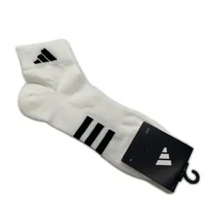 未使用品 メンズ アディダスゴルフ adidas GOLF ソックス M 25~27cm 白 ホワイト ショートソックス