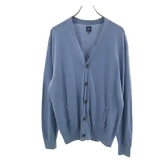 GAP ギャップ 長袖 Vネック ニットカーディガン XL ネイビー系 メンズ 古着のサムネイル