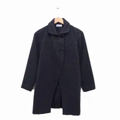 ケイビーエフ KBF アーバンリサーチ コート アウター ステンカラー ミドル丈 シンプル チャコールグレー /KT26