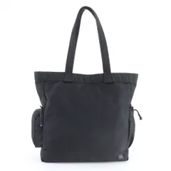 美品 ポーター 吉田カバン トート バッグ ショルダー ビジネス 通勤 書類鞄 ブラック 黒 A4 メンズ EWM DU42-3【中古】